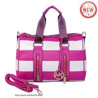 michael kors striped reizen groot pink white boekentassen Tassen Rotterdam 11wjv415